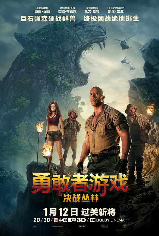 勇敢者游戏：决战丛林 Jumanji.2017.1080p